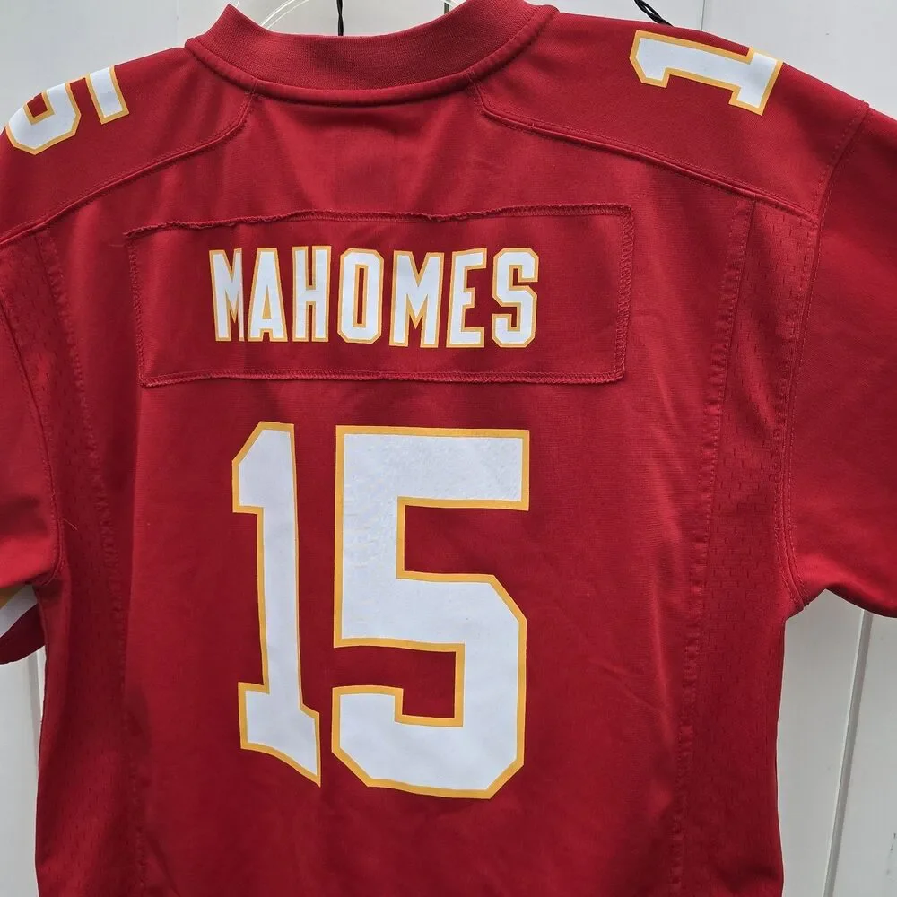 Patrick Mahomes #15 Kansas City Chiefs AFC LH Nike On Field NFL Youth Jersey XL